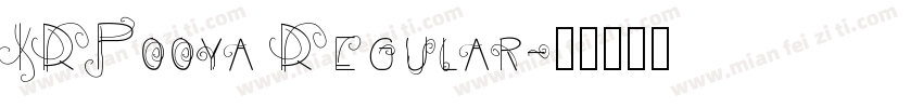 IRPooya Regular字体转换